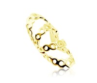 Gold Plated Full Finger Ring Ear Cuff EC-508-GP